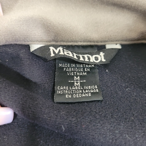 Marmot Blue/Grey Windstopper Fleece Zip Up Jacket Men's sz M - Picture 5 of 10